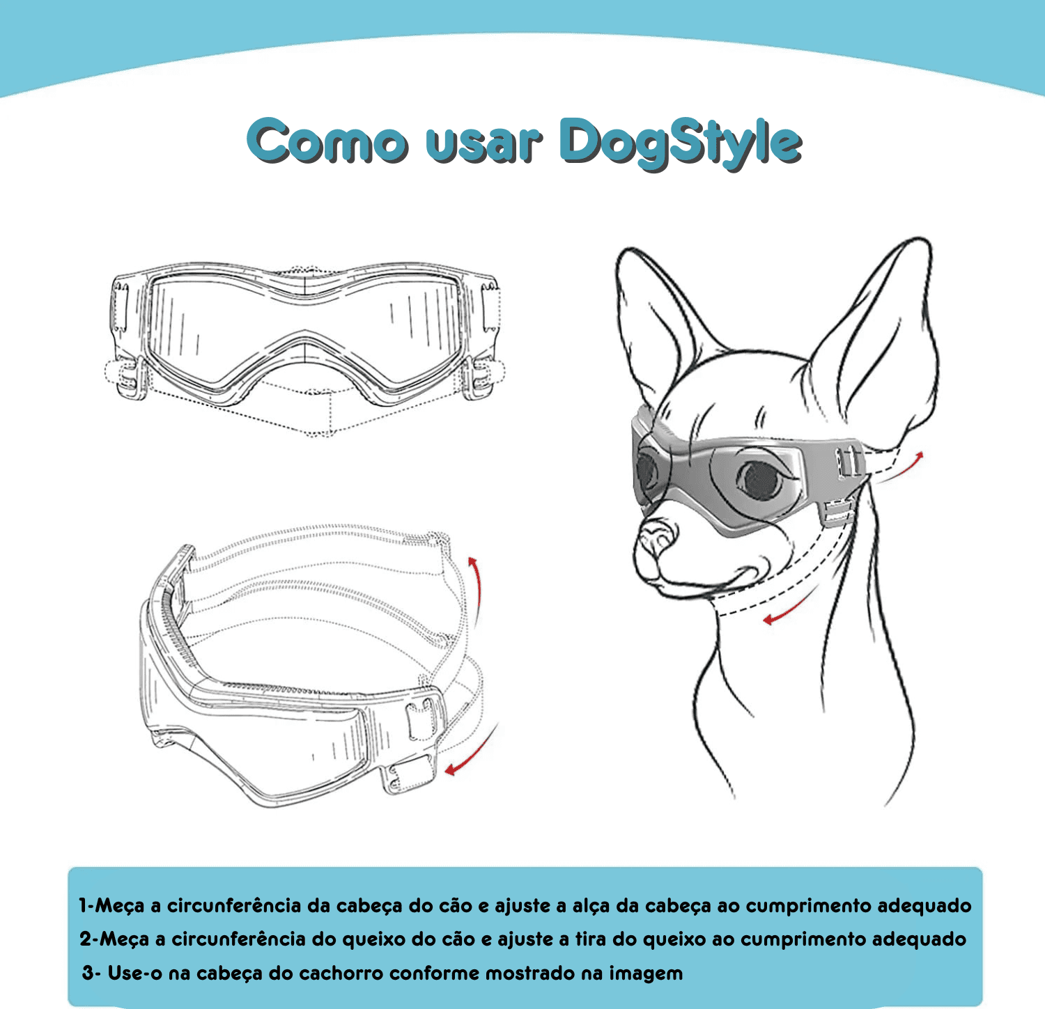 Óculos Protetor UV DogStyle™